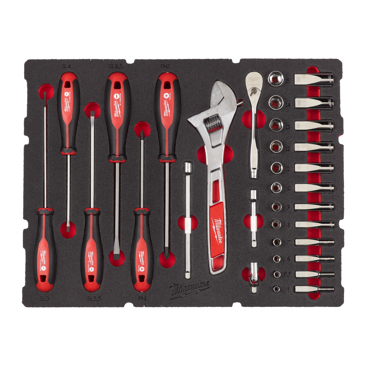 Set inserție spumă antrenor și tubulare pentru cutia cu sertare PACKOUT™ Milwaukee