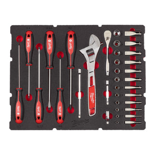 Set inserție spumă antrenor și tubulare pentru cutia cu sertare PACKOUT™ Milwaukee
