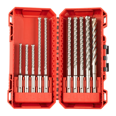 Milwaukee Set nr. 3 cu 10 bucăți sds+ mx4  4932492115
