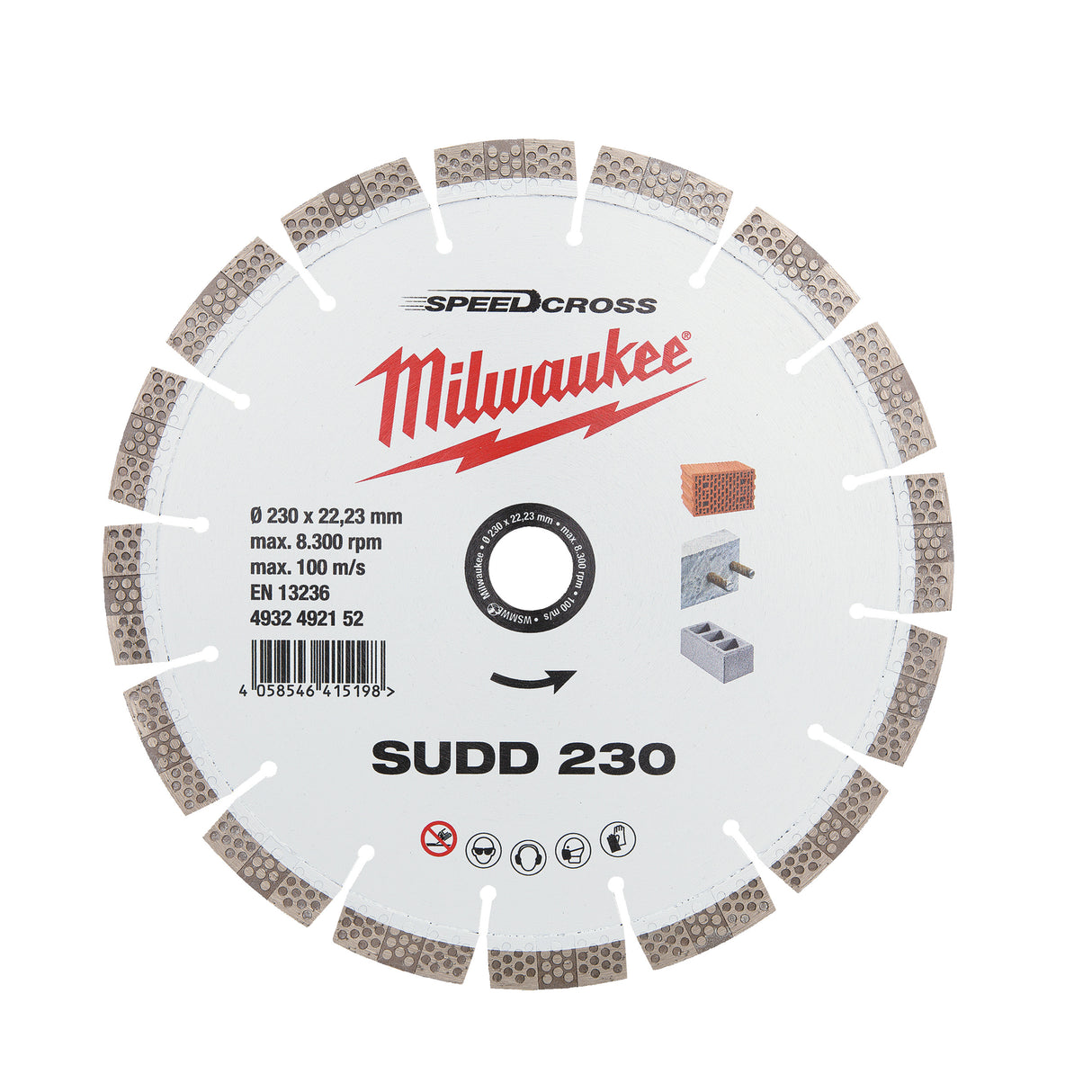 Milwaukee Disc diamantat speedcross sudd 230mm 4932492152