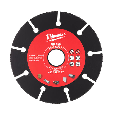 Pânze abrazive din carbură 76 mm Milwaukee