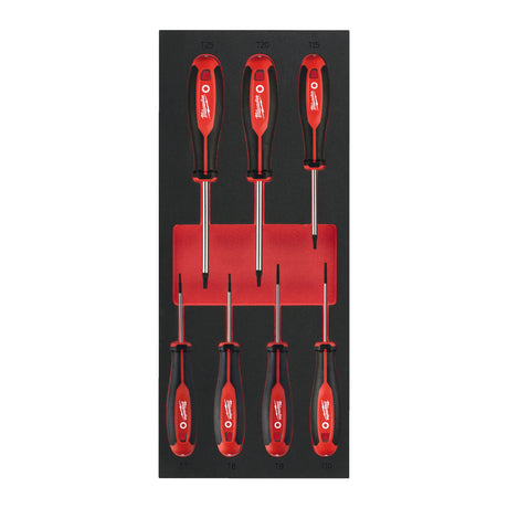 Milwaukee Inserție din spumă set 7 surubelnițe tx 4932492391