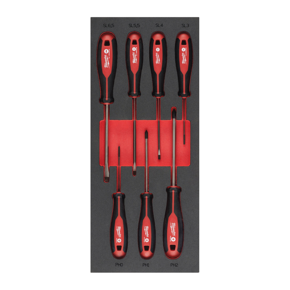 Milwaukee Inserție din spumă set 7 surubelnițe sl+ph 4932492394