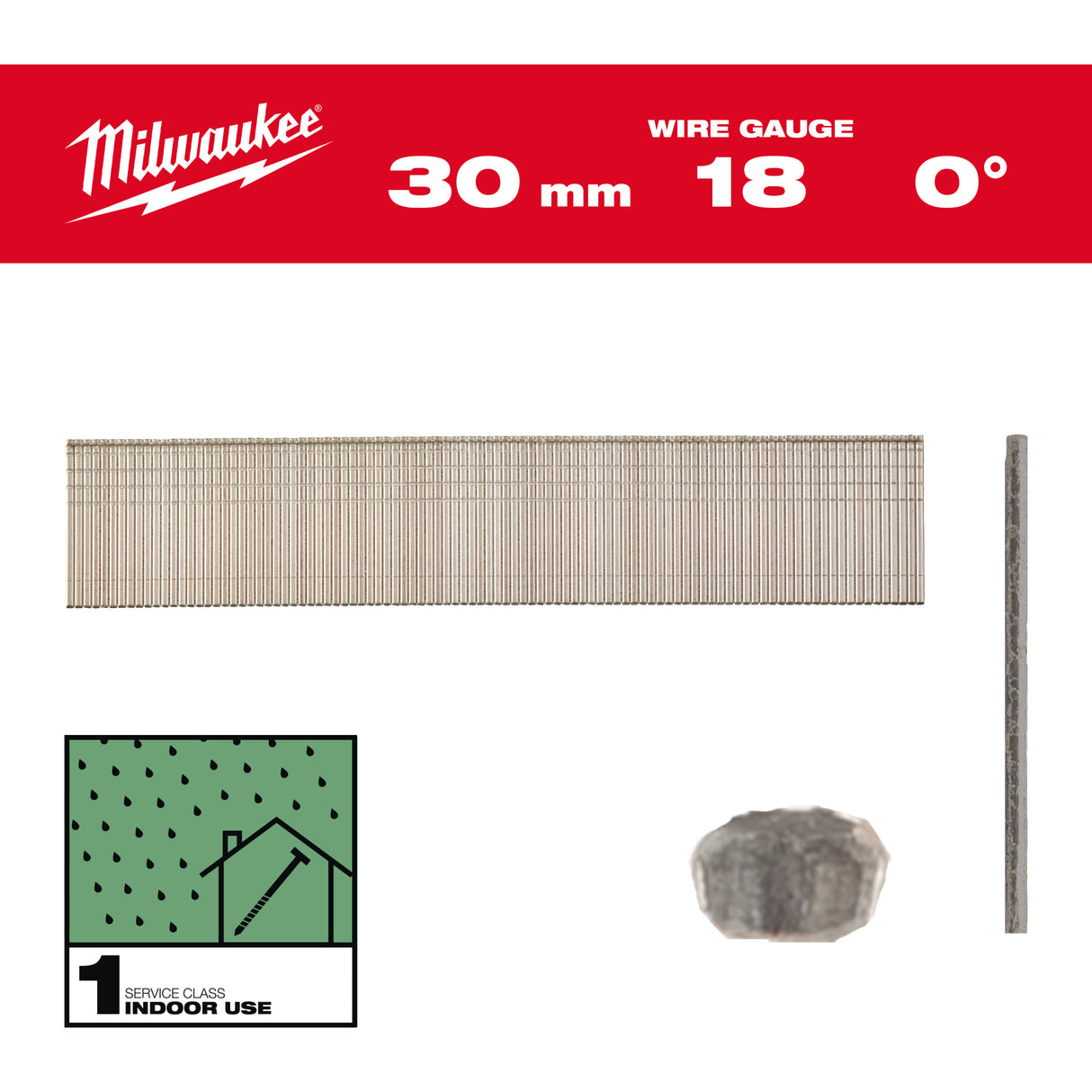 Milwaukee Cuie t, 18g, 30mm, rc g, 5.000 bucăți 4932492552