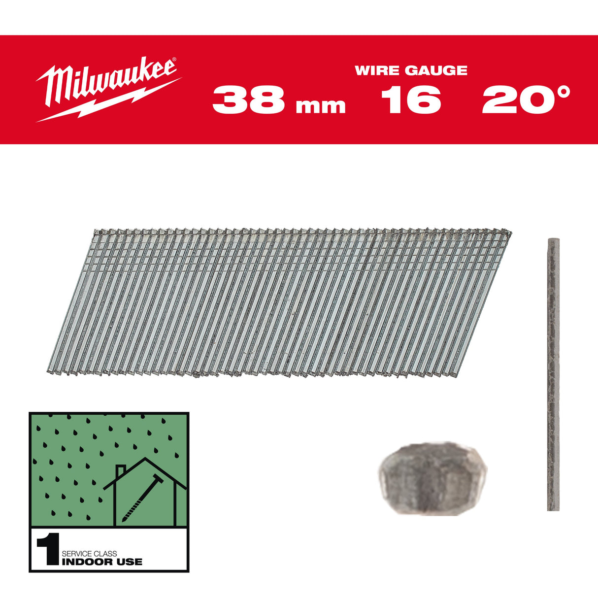 Cuie finisaj 16G Milwaukee
