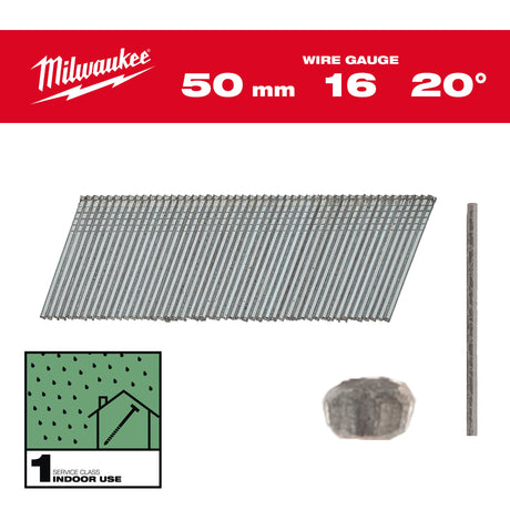 Cuie finisaj 16G Milwaukee