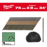 Milwaukee Cuie cap d, 34, 75mm, rs, 2.200 bucăți 4932492602