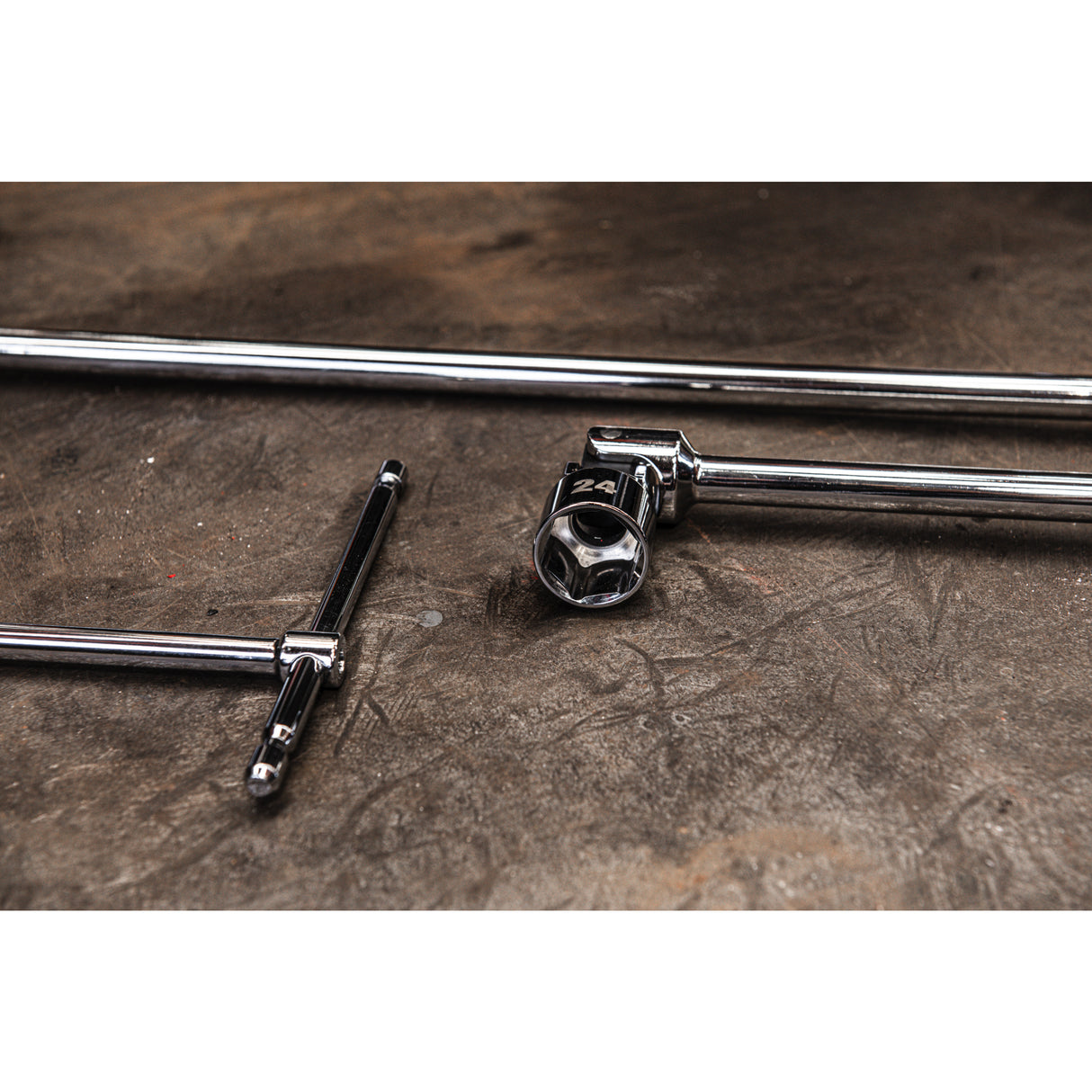 Milwaukee T-bar handle with swivel socket Hex 7mm 4932492676