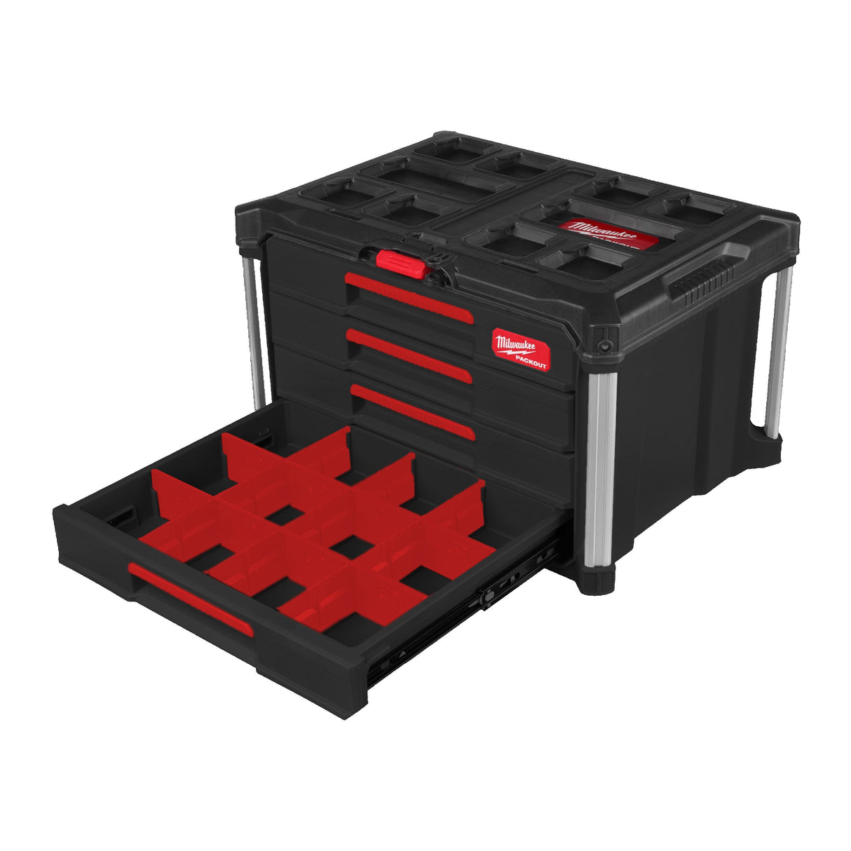 Cutii PACKOUT™ cu sertare Milwaukee