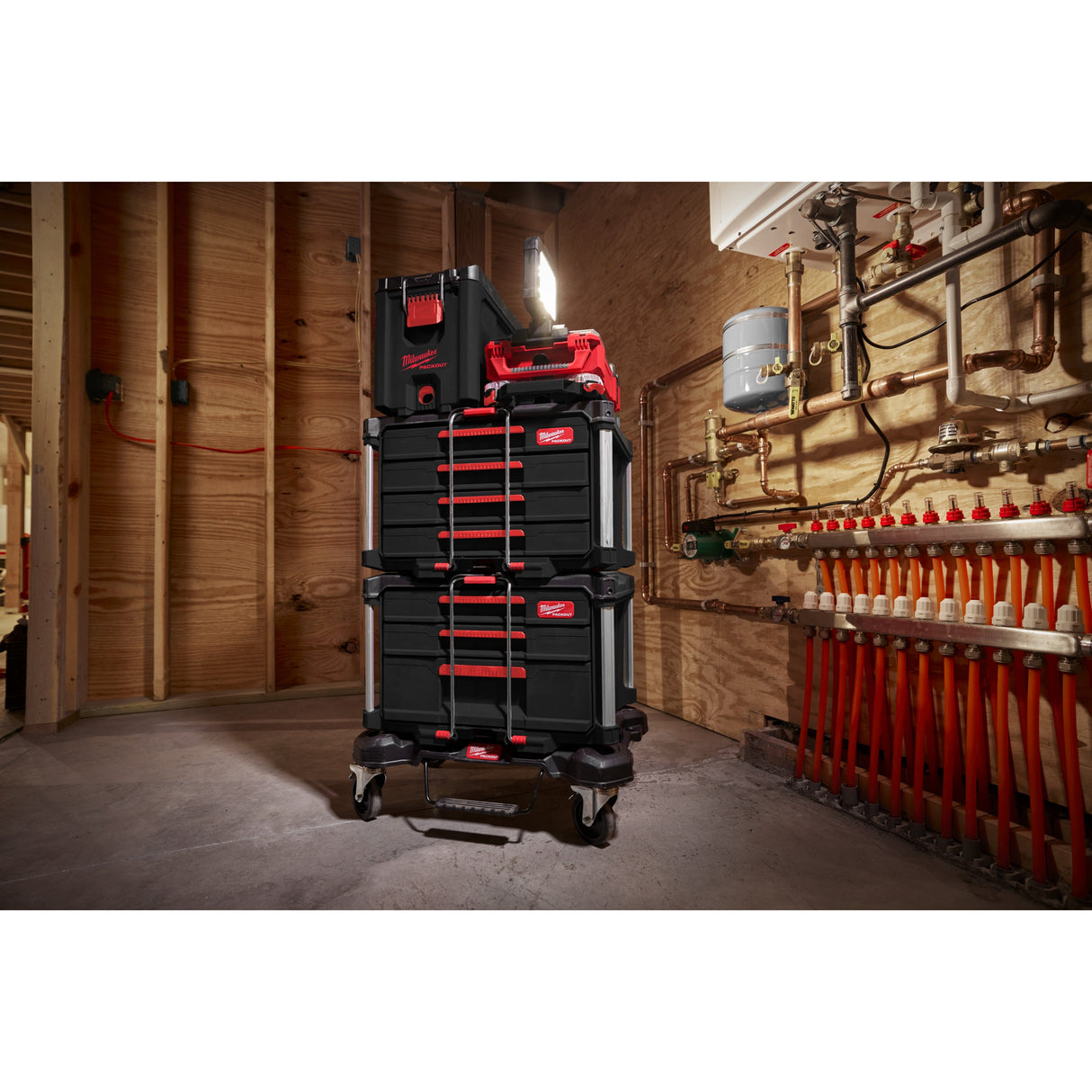 Cutii PACKOUT™ cu sertare Milwaukee