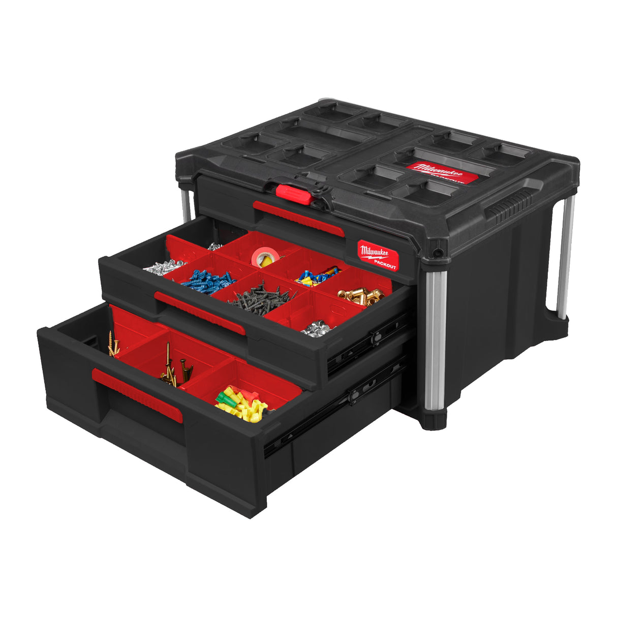 Milwaukee Set PACKOUT 2+1 PACKOUT cu sertare 4932493190