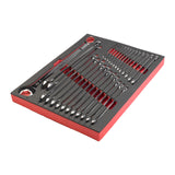 Milwaukee Set 27 bucăți chei fixe combinate max bite în inserții spumă 4932493247