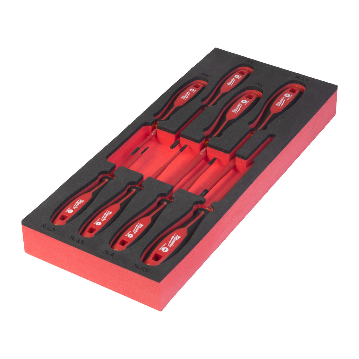 Milwaukee Set 8 bucăți șurubelnițe trilobe vde în inserție spumă 4932493249