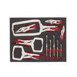 Milwaukee Set 11 bucăți clești în inserție spumă 4932493251