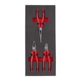 Milwaukee Set 3 bucăți clești în inserție spumă 4932493256