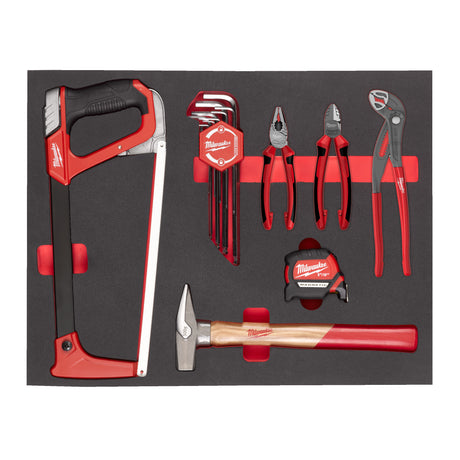 Milwaukee Set 15 scule de mână în inserție spumă 4932493257