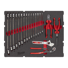 Milwaukee Clești și chei fixe maxbite în inserție de spumă 4932493339
