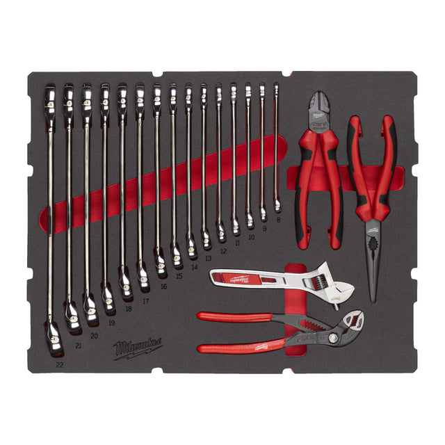 Milwaukee Clești și chei fixe maxbite în inserție de spumă 4932493339
