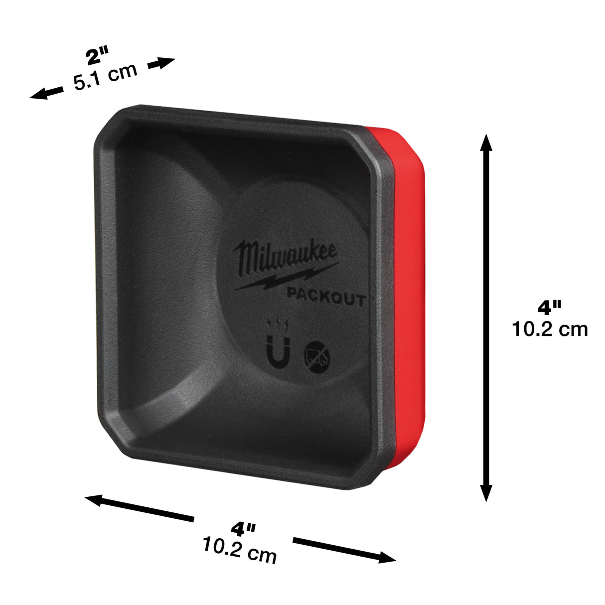 Milwaukee PACKOUT, cutie magnetică 10x10cm 4932493380