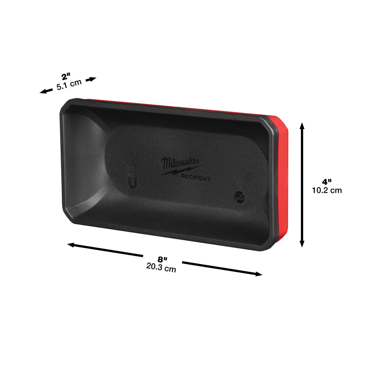 Milwaukee PACKOUT, cutie magnetică 10x20cm 4932493381