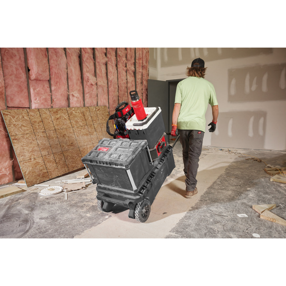 Milwaukee Sticlă roșie PACKOUT™ 1065 ml cu capac  4932493467
