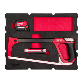 Milwaukee Inserție spumă PACKOUT cu 4 scule măsurare și tăiere 4932493642