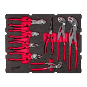 Milwaukee Inserție spumă PACKOUT cu 8 clești 4932493643