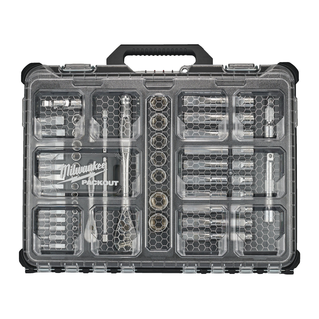Milwaukee Set 63 chei cu clichet 1/4in + 1/2in  4932493661
