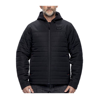 jacheta puffer incalzita m12 hexon neagra Milwaukee