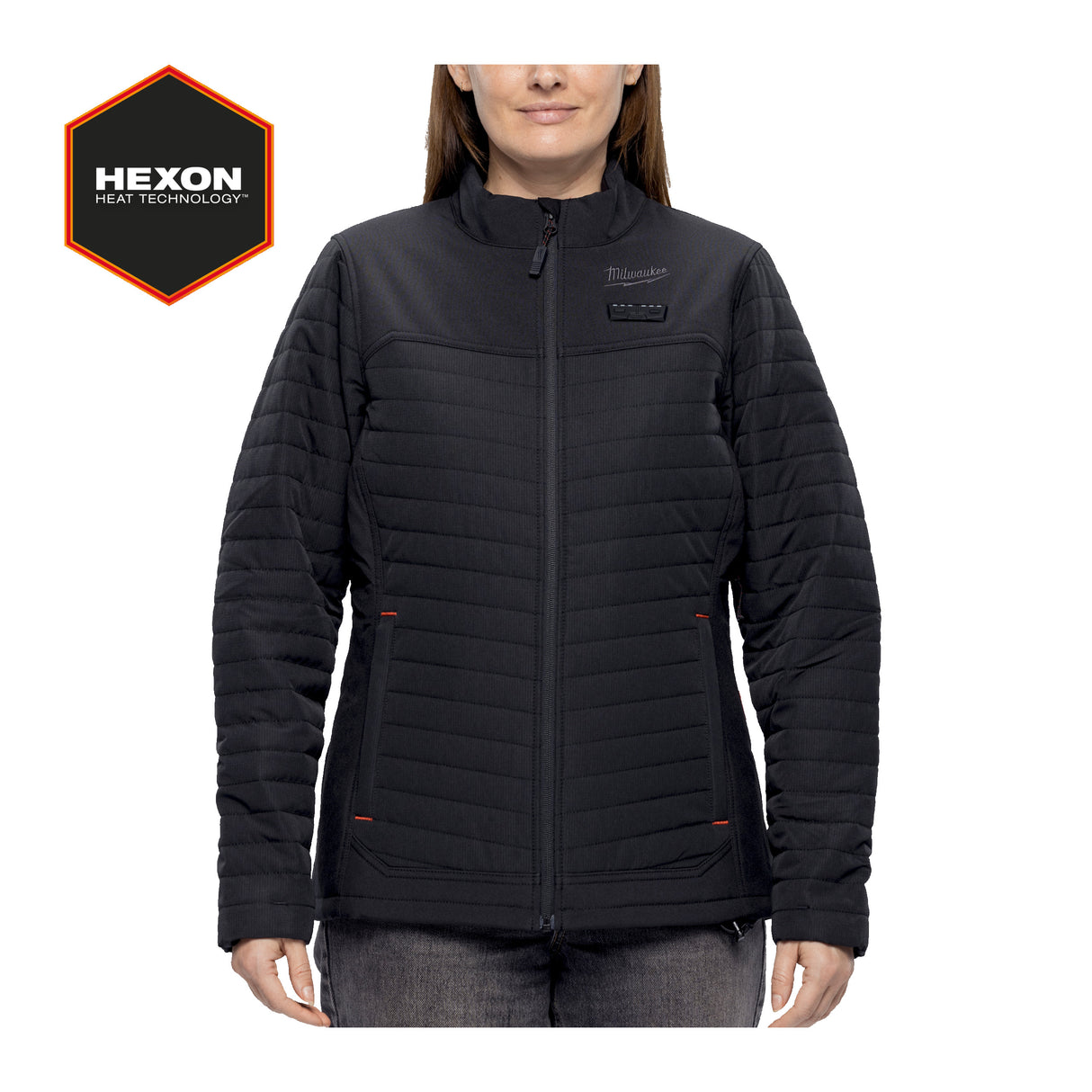 jacheta puffer incalzita m12 hexon dama Milwaukee