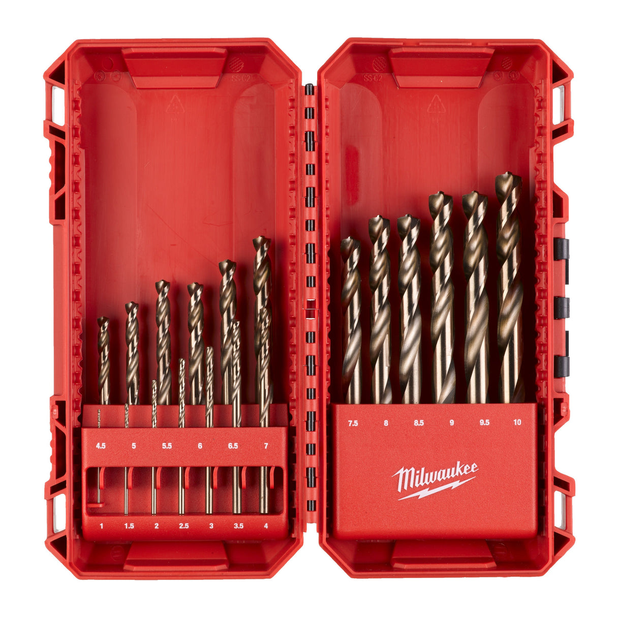 Burghie RED COBALT pentru metal - HSS-Ground - DIN 338 Milwaukee