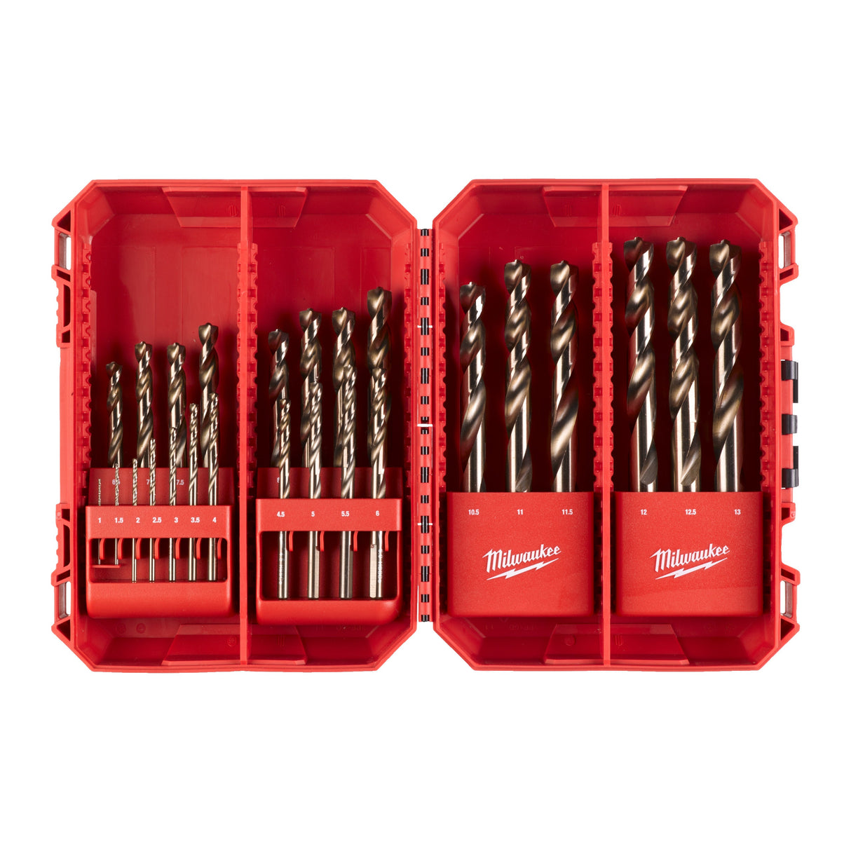 Burghie RED COBALT pentru metal - HSS-Ground - DIN 338 Milwaukee