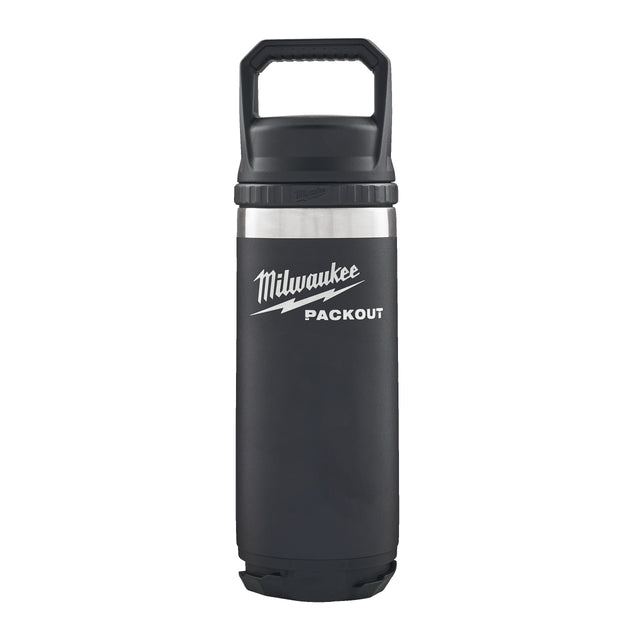 Milwaukee Sticlă neagră PACKOUT™ 532 ml cu capac 4932493992