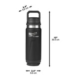 Milwaukee Sticlă neagră PACKOUT™ 532 ml cu capac 4932493992