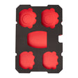 Milwaukee Inserție spumă goală PACKOUT™ 4xfălci+RJ Adaptor 4932498248