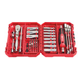 4932498382 Set clichet și chei tubulare lungi ¼″ Milwaukee