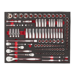 set insertie spuma goala pentru antrenor cu clichet si tubulare 14 38 12 Milwaukee