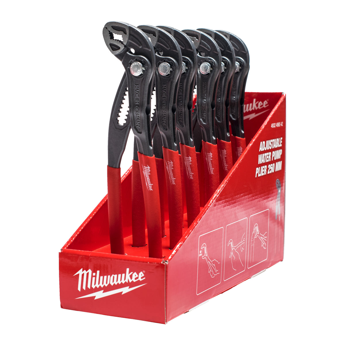 4932498542 Clește 250 mm pentru pompa de apă - stand tejghea Milwaukee