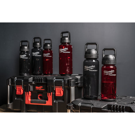 Milwaukee PACKOUT 740ml Pl.Bottle Chug Lid Black 4932498639