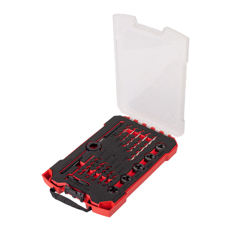 set metric 17 buc filiere si tarozi Milwaukee