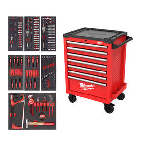 Milwaukee Dulap metalic mobil, 69 cm, dotat cu 131 buc 4932499182