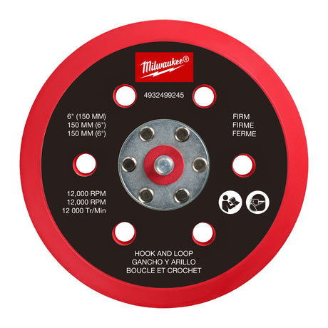 Milwaukee FROSBPHH150 Suport pentru șlefuitor orbital M12 FUEL™ 150 mm - tare și hook & loop 4932499245
