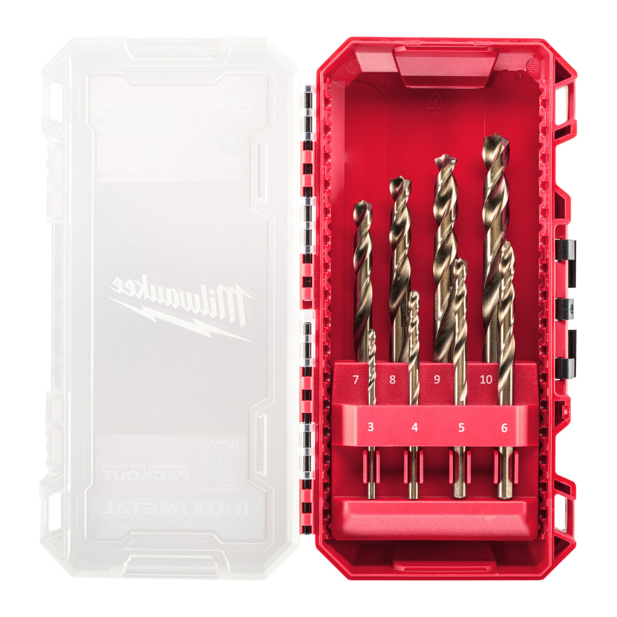 Burghie RED COBALT pentru metal - HSS-Ground - DIN 338 Milwaukee