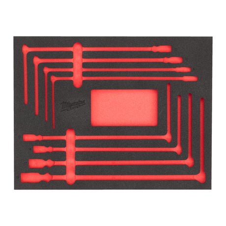 Milwaukee Repl.T-bar Handle Set Foam Insert 10pc 4932499296