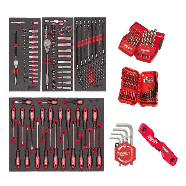Milwaukee Master Foam Insert Set Universal 170pc 4932499473