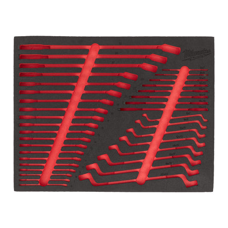 set insertie spuma chei lumini taiere si masurare Milwaukee