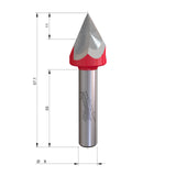 4932500960 Freză cu vârf tip conic Milwaukee