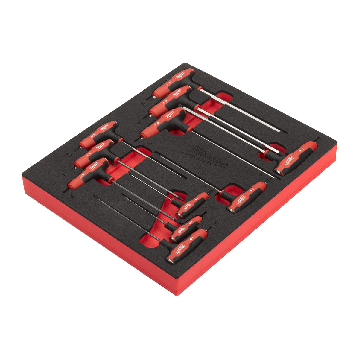 Set inserție spumă 11 buc. imbus Hex Milwaukee