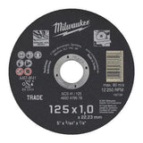 Milwaukee Disc abraziv pentru debitat metal SCS 125 x 1,0 x 22,22 mm, 4932479578