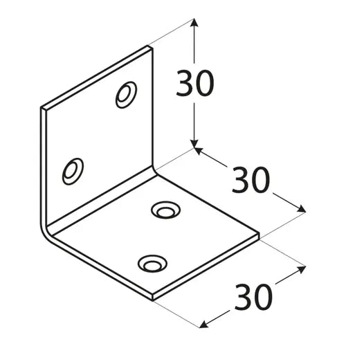 KS1 - Colțar lat 30x30x30x1,5 mm